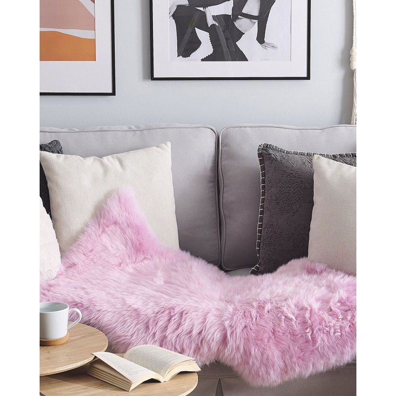 Skóra owcza różowa ULURU