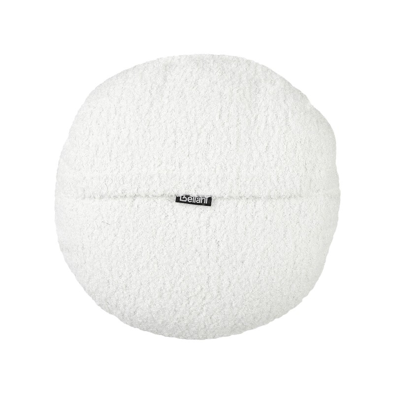 Zestaw 2 poduszek dekoracyjnych RUTABAGA Boucle 30 x 30 cm Biały Jednolity