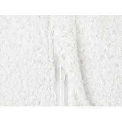 Zestaw 2 poduszek dekoracyjnych RUTABAGA Boucle 30 x 30 cm Biały Jednolity