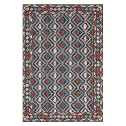 Dywan wełniany 140 x 200 cm wielokolorowy HAYMANA