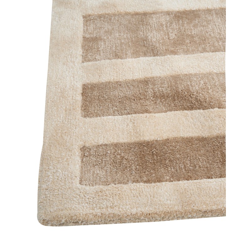 Dywan z wiskozy 160 x 230 cm beżowo-brązowy MAHRIN