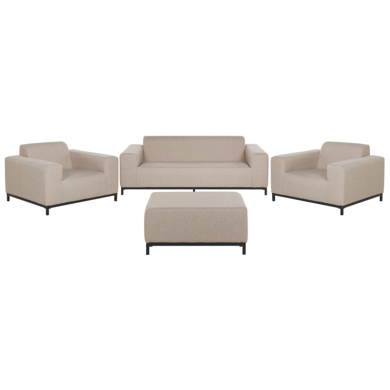 Zestaw ogrodowy ze stolikiem dla 5 osób ROVIGO Beżowy