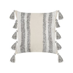Poduszka dekoracyjna HELICONIA Bawełna 45 x 45 cm Beżowy W paski