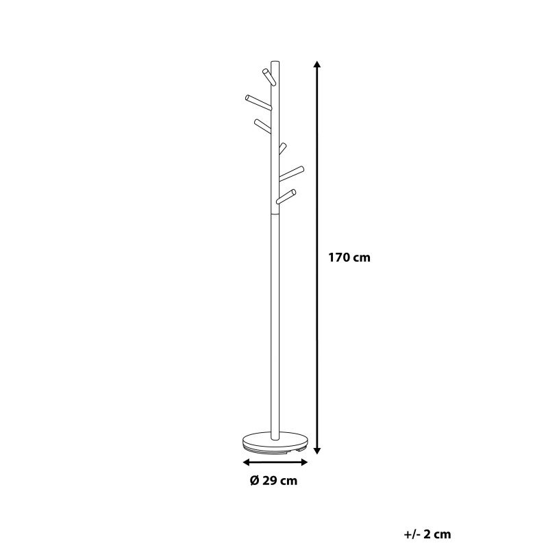 Wieszak na ubrania AUBUM Czarny