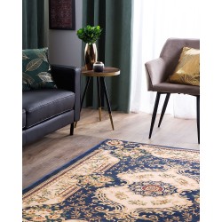 Dywan 140 x 200 cm niebieski GAZIANTEP