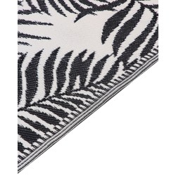 Dywan zewnętrzny 180 x 270 cm czarny KOTA