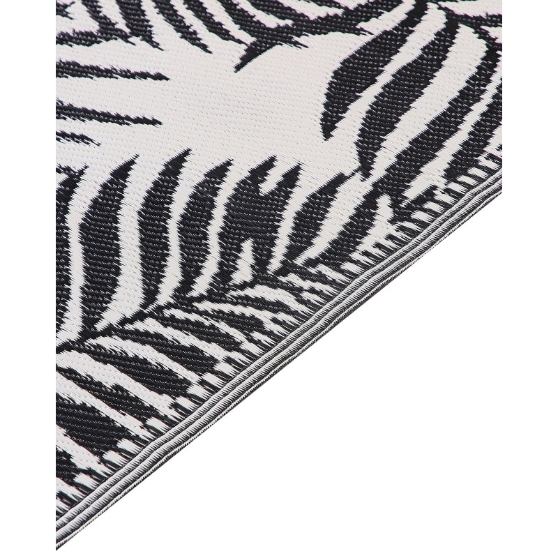 Dywan zewnętrzny 180 x 270 cm czarny KOTA