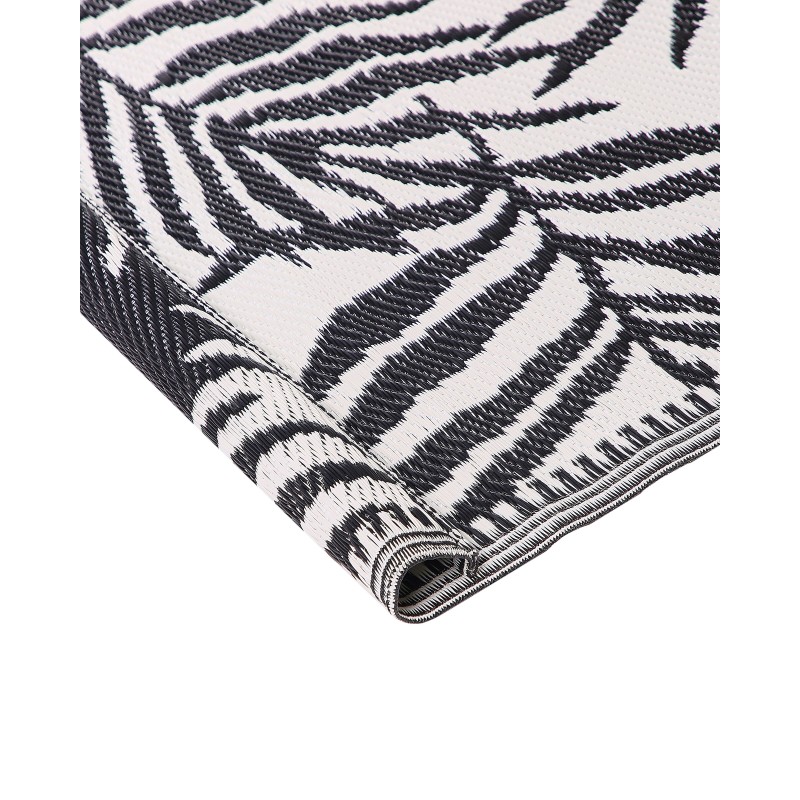 Dywan zewnętrzny 180 x 270 cm czarny KOTA