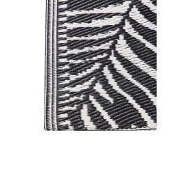 Dywan zewnętrzny 180 x 270 cm czarny KOTA