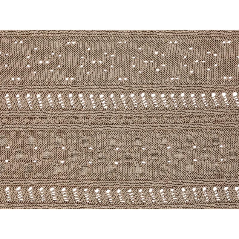 Narzuta na łóżko DAULET Bawełna 150 x 200 cm Brązowy