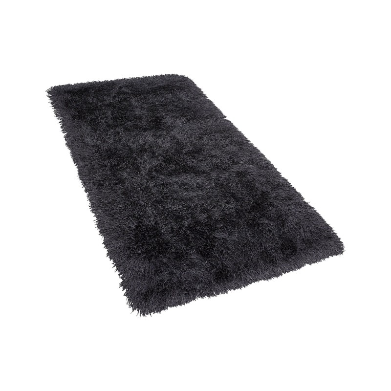 Dywan shaggy 80 x 150 cm czarny CIDE