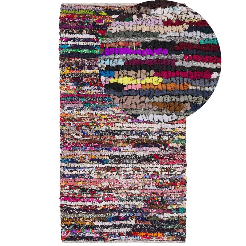 Dywan 80 x 150 cm wielokolorowy BAFRA