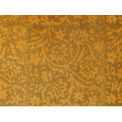 Poduszka dekoracyjna RHEUM Welur 45 x 45 cm Żółty Wzór kwiatowy