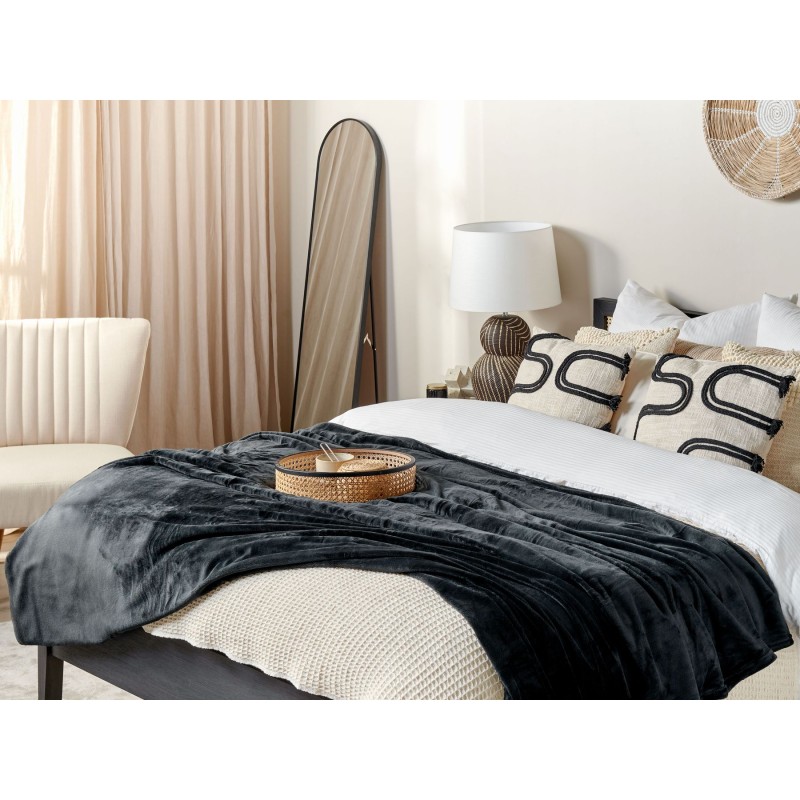 Koc BAYBURT 150 x 200 cm Czarny