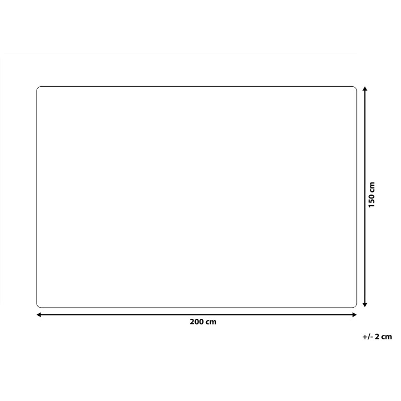 Koc SAMUR 150 x 200 cm Błękitny