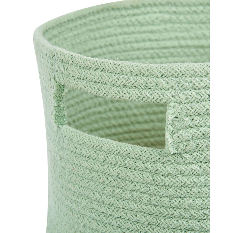 Zestaw 2 koszy CHINIOT Bawełna Jasnozielony