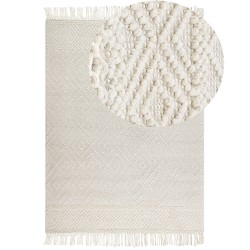 Dywan wełniany 160 x 230 cm beżowy DARENDE