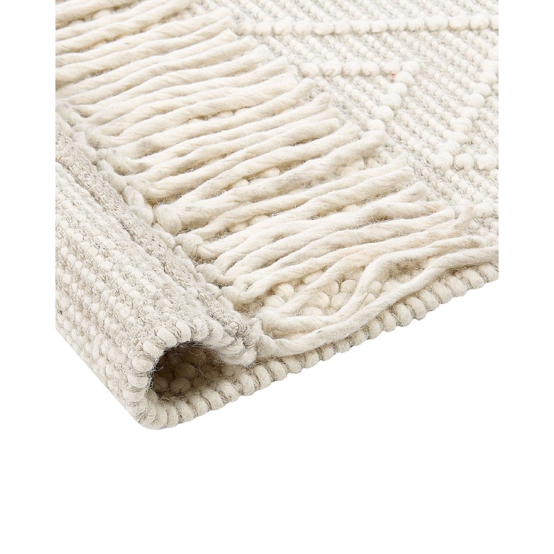 Dywan wełniany 160 x 230 cm beżowy DARENDE