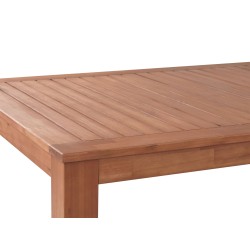 Stół ogrodowy MONSANO 190 cm 105 cm Drewno eukaliptusowe Brązowy