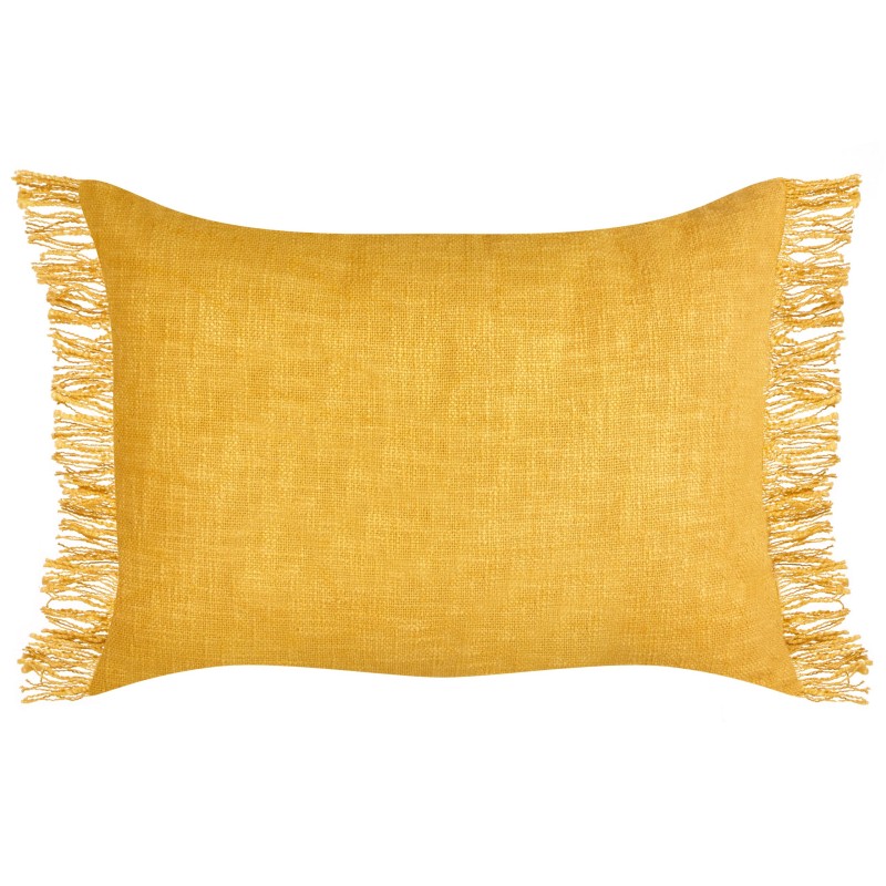 Zestaw 2 poduszek dekoracyjnych MABA Bawełna 50 x 35 cm Żółty Jednolity