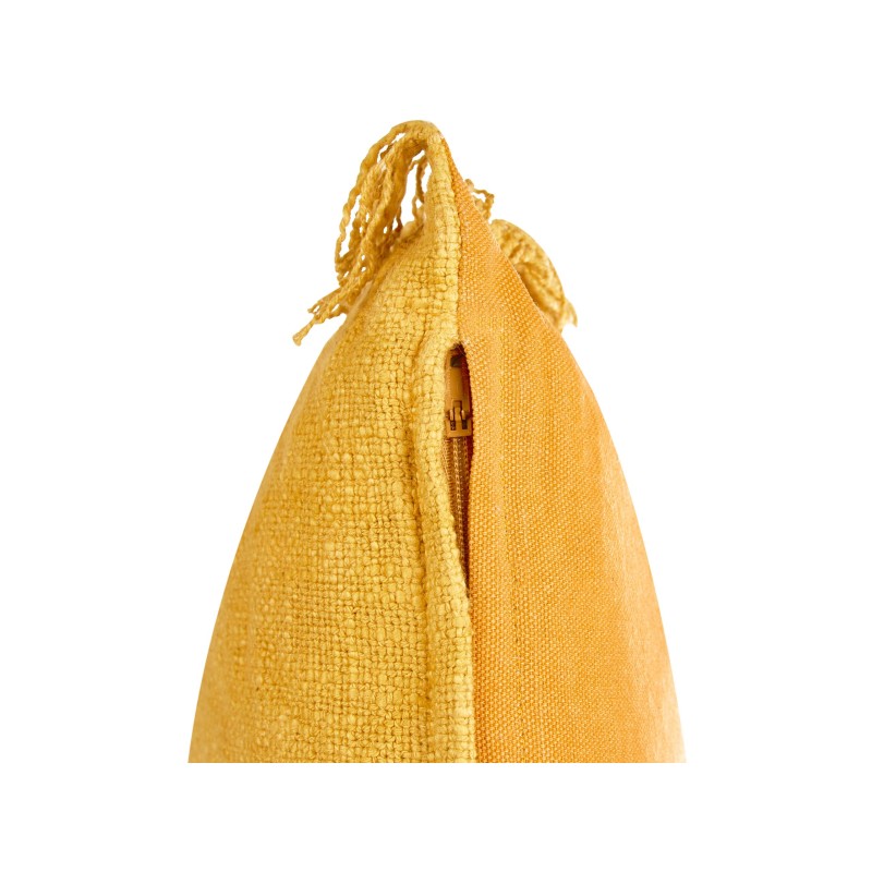 Zestaw 2 poduszek dekoracyjnych MABA Bawełna 50 x 35 cm Żółty Jednolity