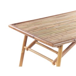 Stół ogrodowy MOLISE 120 cm 69 cm Drewno bambusowe Jasnobrązowy
