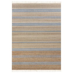 Dywan z juty 160 x 230 cm beżowo-niebieski TALPUR