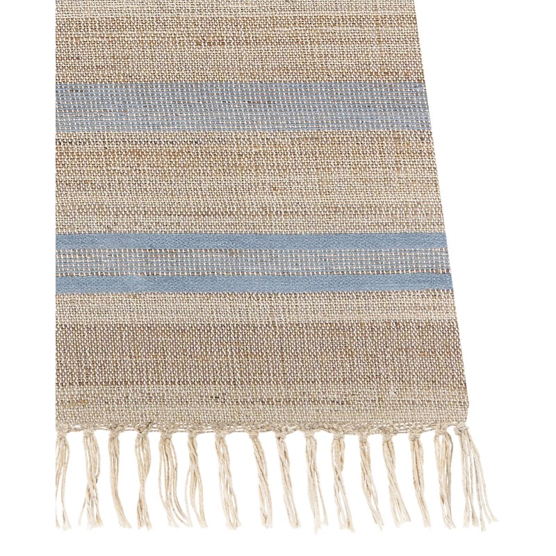 Dywan z juty 160 x 230 cm beżowo-niebieski TALPUR