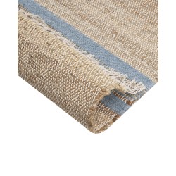 Dywan z juty 160 x 230 cm beżowo-niebieski TALPUR