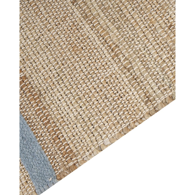 Dywan z juty 160 x 230 cm beżowo-niebieski TALPUR