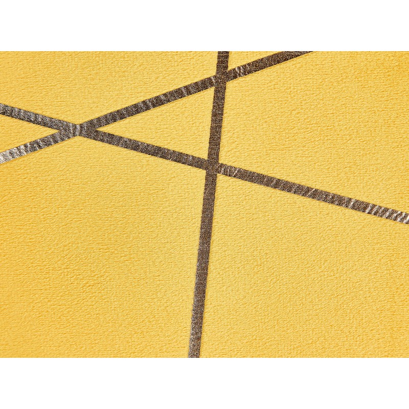 Zestaw 2 poduszek dekoracyjnych PINUS Welur 45 x 45 cm Żółty Wzór geometryczny