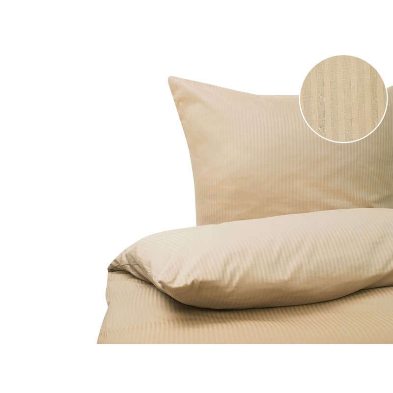 Komplet pościeli AVONDALE Bawełna satynowa 135 x 200 cm Beżowy