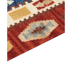 Dywan wełniany kilim 200 x 300 cm wielokolorowy VOSKEHAT