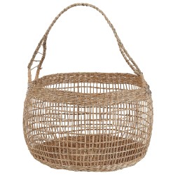 Zestaw 3 koszy ARAPAIMA Trawa morska Naturalny