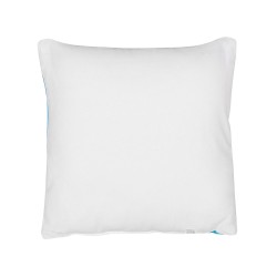 Bawełniana poduszka dla dzieci miś 45 x 45 cm niebieska WARANASI