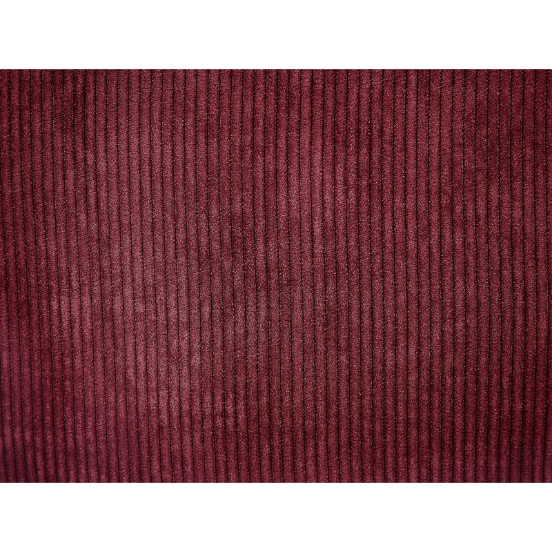 Zestaw 2 poduszek dekoracyjnych ZINNIA Sztruks 47 x 27 cm Burgundowy Jednolity