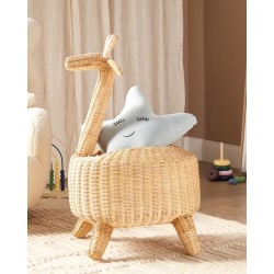 Kosz na zabawki Żyrafa HAINAN Rattan Naturalny