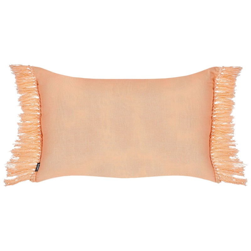 Zestaw 2 poduszek dekoracyjnych TANSY Bawełna 40 x 60 cm Pomarańczowy Jednolity