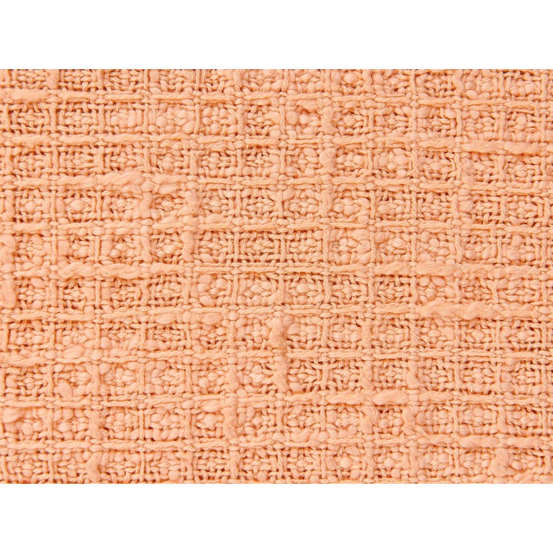 Zestaw 2 poduszek dekoracyjnych TANSY Bawełna 40 x 60 cm Pomarańczowy Jednolity