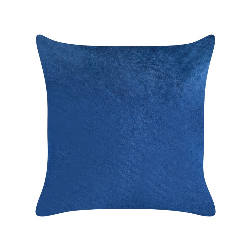 Zestaw 2 poduszek dekoracyjnych TALINUM Welur 45 x 45 cm Niebieski Wzór zwierzęcy