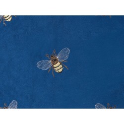 Zestaw 2 poduszek dekoracyjnych TALINUM Welur 45 x 45 cm Niebieski Wzór zwierzęcy