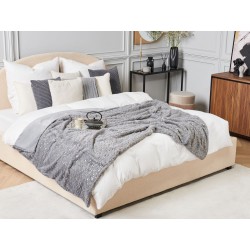 Koc ALAZEYA 130 x 180 cm Szary