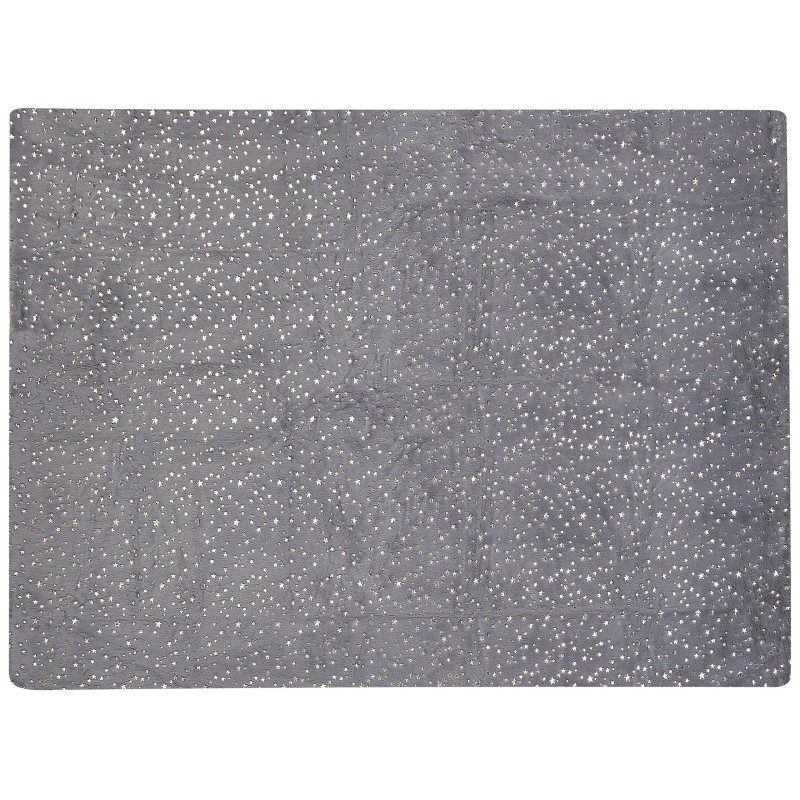 Koc ALAZEYA 130 x 180 cm Szary