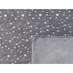 Koc ALAZEYA 130 x 180 cm Szary