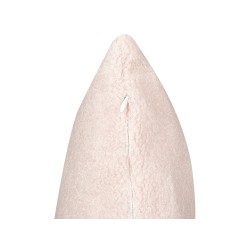 Zestaw 2 poduszek dekoracyjnych LEUZEA Boucle 45 x 45 cm Pastelowy róż Jednolity