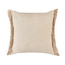 Zestaw 2 poduszek dekoracyjnych LONAR 45 x 45 cm Piaskowy