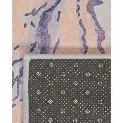 Dywan 160 x 230 cm beżowo-niebieski GEBZE