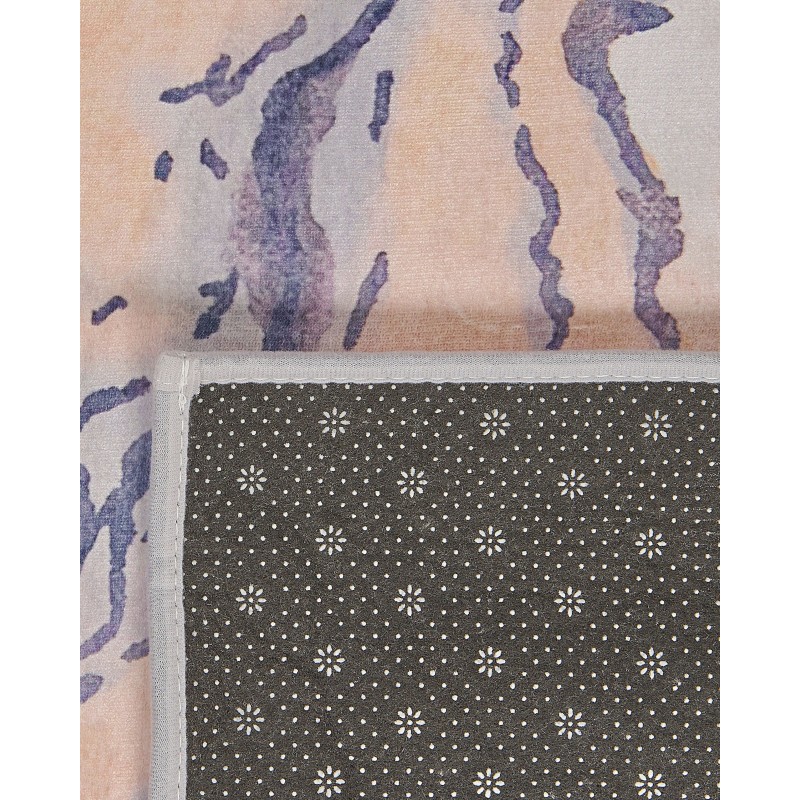 Dywan 160 x 230 cm beżowo-niebieski GEBZE