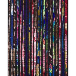 Dywany 160 x 230 cm wielokolorowy czarny BARTIN