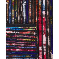 Dywany 160 x 230 cm wielokolorowy czarny BARTIN